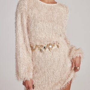 12th tribe gold statement belt